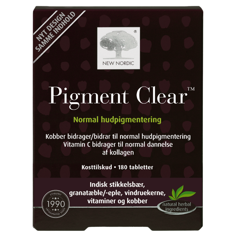 New Nordic Skin Care Pigment Clear - 180 tab.