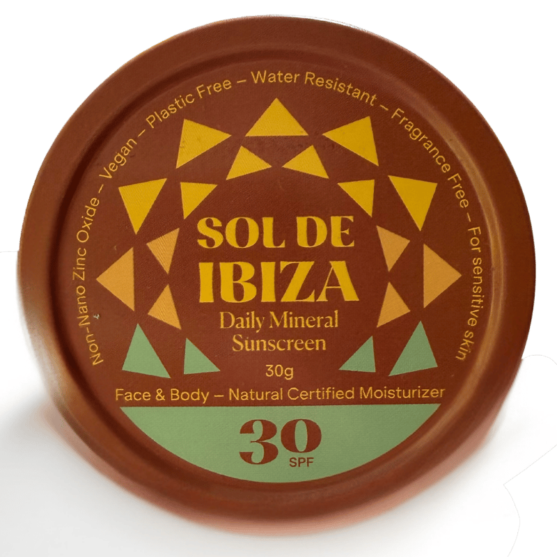 Sol De Ibiza Daily Mineral Sunscreen SPF30 Mini Size (30 g)