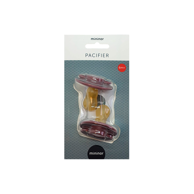Mininor Latexsut 6+ Mdr Lilla (2 stk)