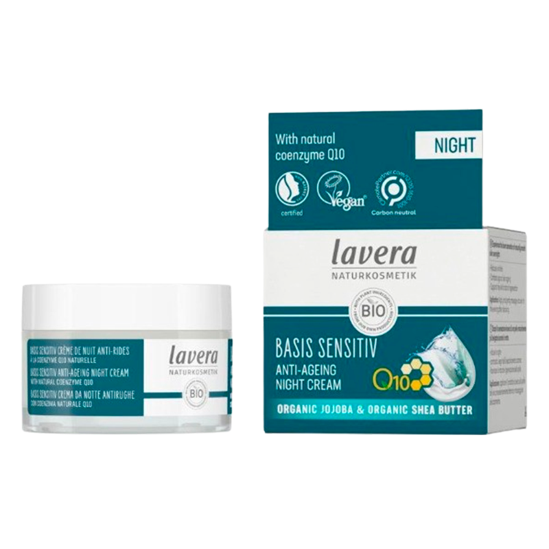 Lavera Night Cream Q10 Anti-Age Basis Sensitive (50 ml)