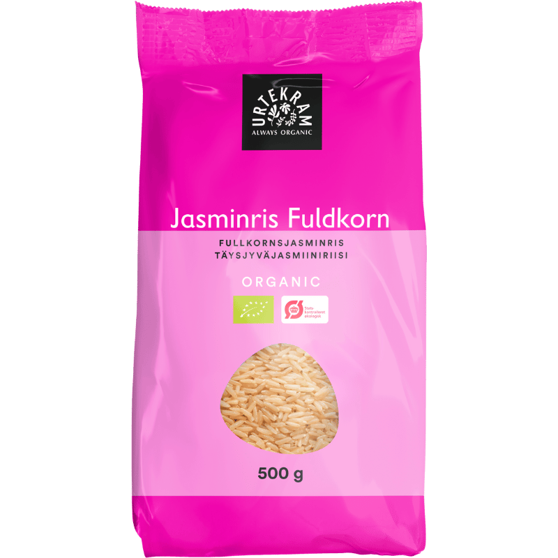 Urtekram Fuldkorns Jasminris Ø (500 gr)