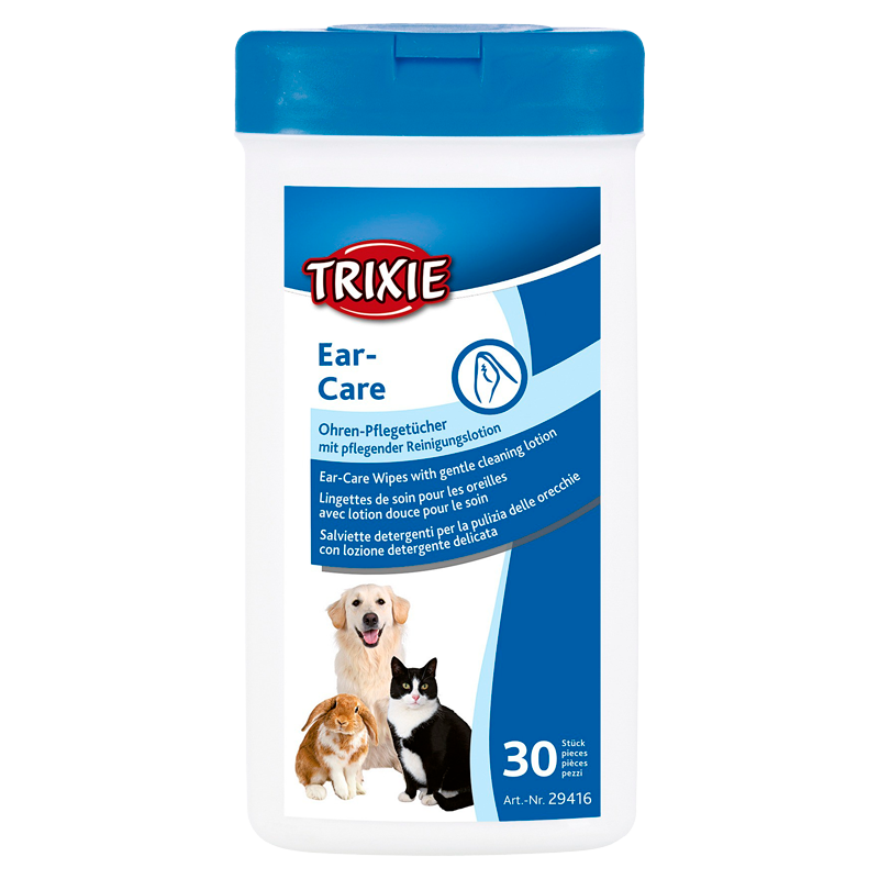 Trixie Ørerens Servietter Til Dyr - 30 stk.