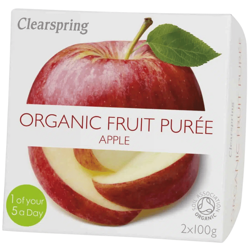 Clearspring Æble Frugtpuré Ø (2 x 100 g)