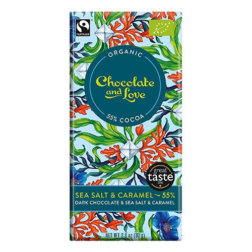 Chocolate and Love Sea Salt 55% Ø - 80 g.