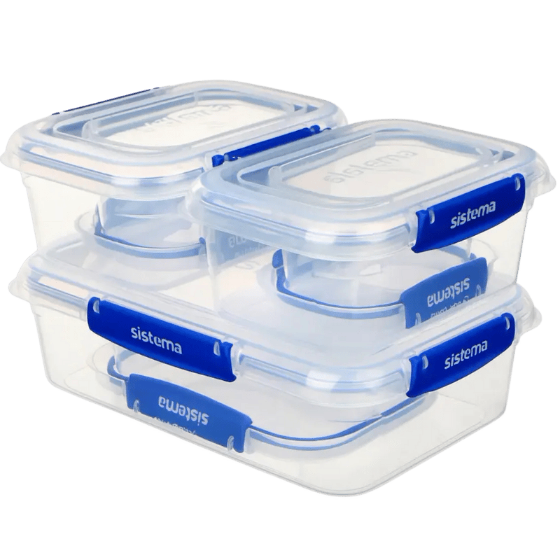 Sistema Essentials Klip It Plus Opbevaringsboks 6-pak (6 stk)