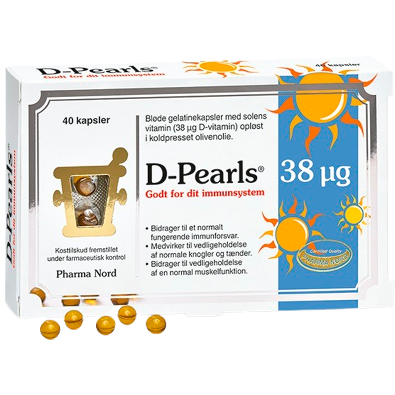 Pharma Nord D Pearls 38 mcg - 40 kaps.