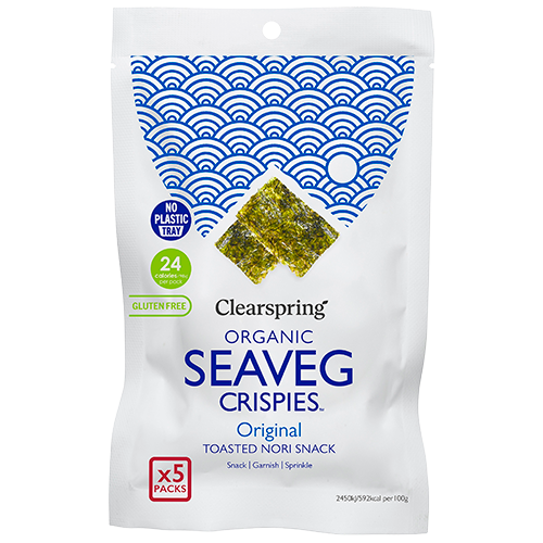 Clearspring Seaveg Crispies Tang Chips Ø - Multipack (5x4g)