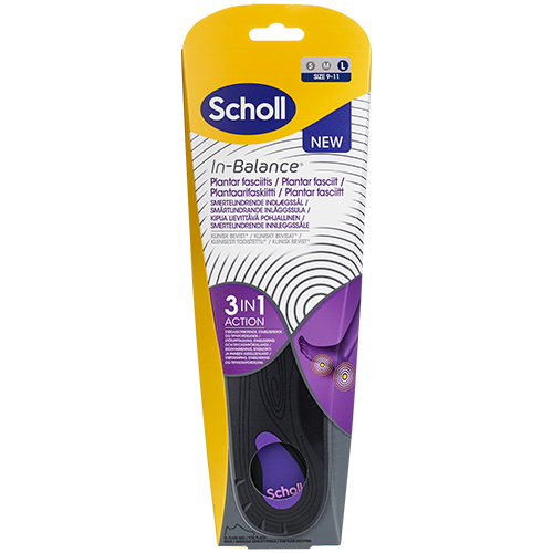 Scholl Med Insoles Plantar Fasciitis (L) (1 sæt)