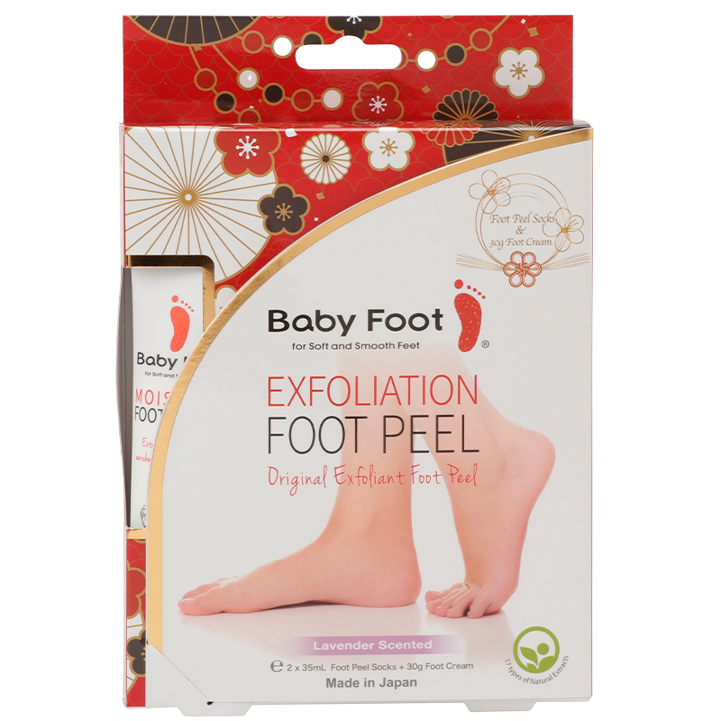 Baby Foot Exfoliation Foot Peel Giftbox - 1 sæt