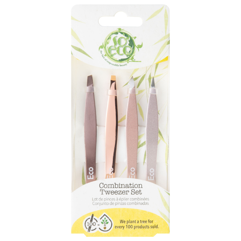 So Eco Combination Tweezer Set (4 stk)