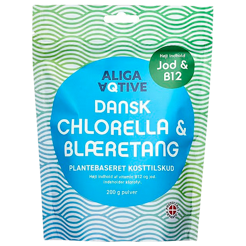 Aliga Aqtive Chlorella & Blæretang Pulver (200 g)
