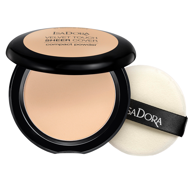 IsaDora Velvet Touch Sheer Cover Compact Powder 41 Neutral Ivory - 10 g