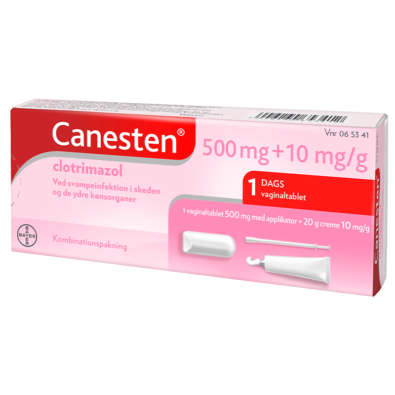 Canesten Vaginaltabletter + Creme - 1 stk + 20 g.