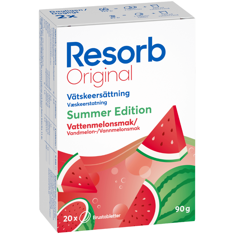 Resorb Original Vandmelon (2 x 10 stk)
