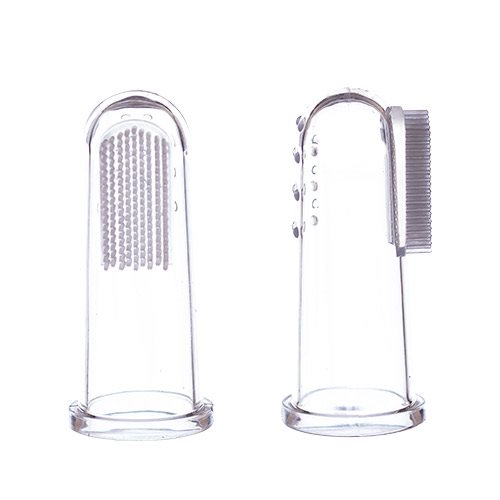 Jack N’ Jill Fingertandbørste silicone (2 stk.)