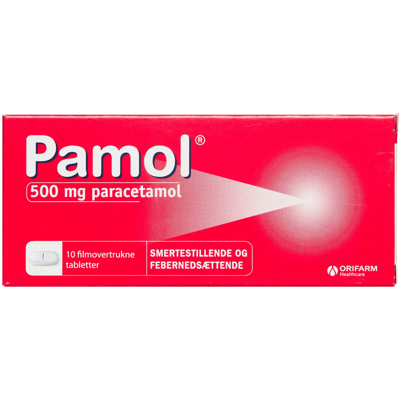 Pamol 500 mg Paracetamol - 10 tab.