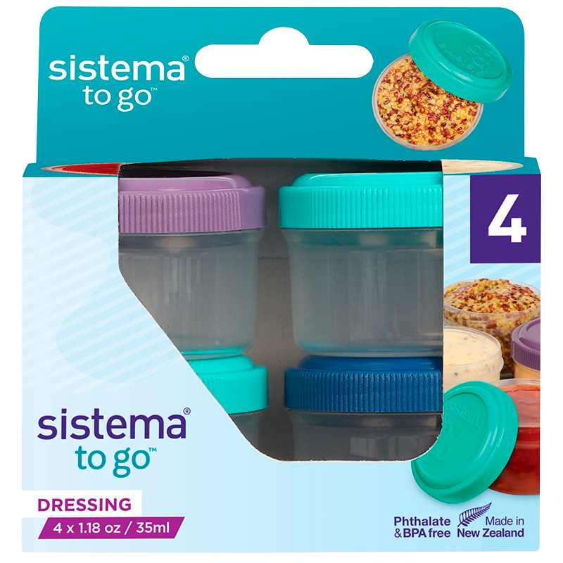 Sistema Minibox Dressing To Go 4X35 Ml Ass.Farve - 1 stk