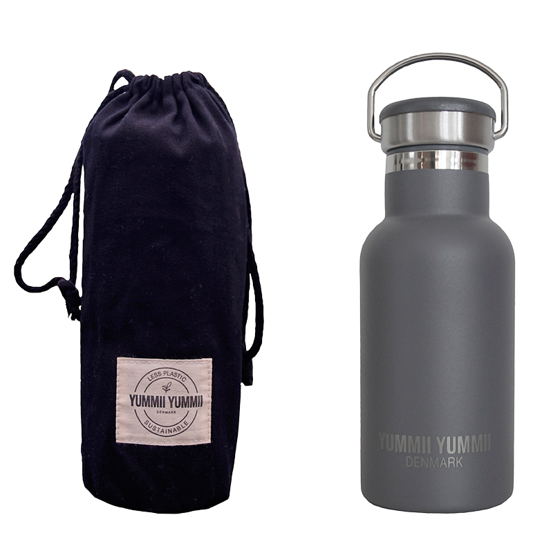 Yummii Yummii Termoflaske Charcoal Small - 350 ml
