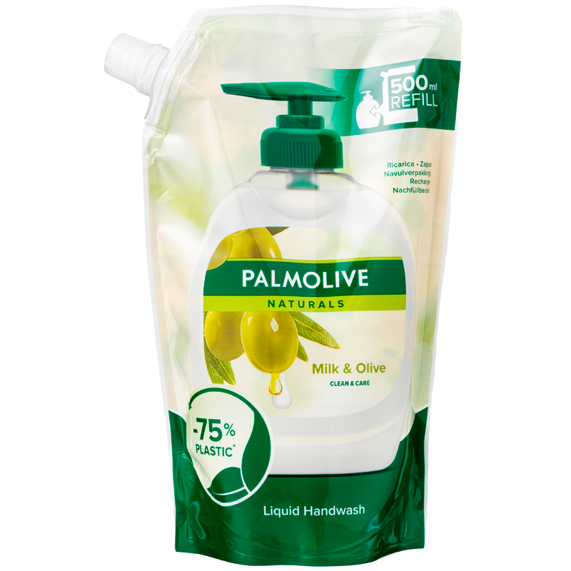 Palmolive Flydende Håndsæbe Milk & Olive Refill (500 ml)