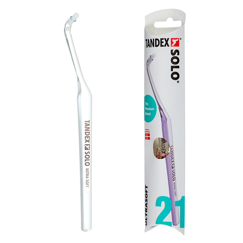 TANDEX Solo 21 UltraSoft Tandbørste Ass. Farve (1 stk)