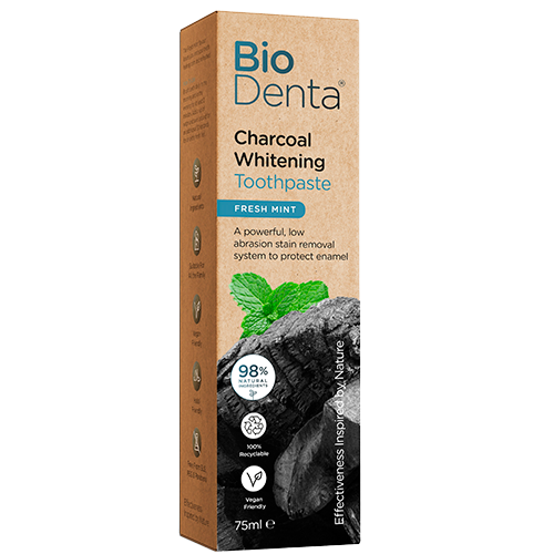 BeConfident Biodenta Charcoal Whitening Toothpaste (75 ml)