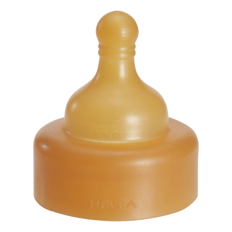 Hevea Flaskesut, Wideneck Slow Flow (2 stk)