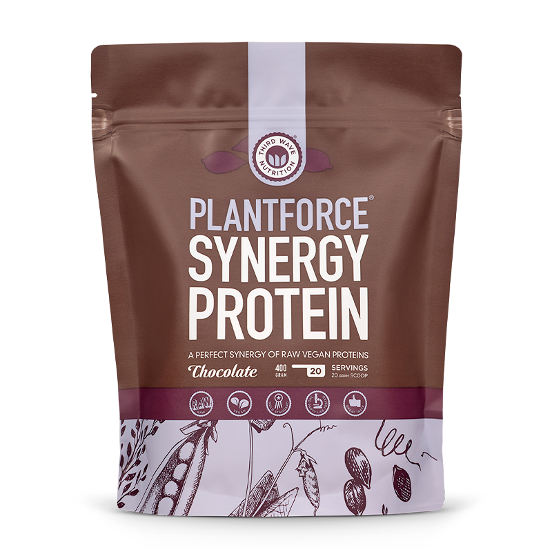 PlantforceProtein chokolade Synergy - 400 g.