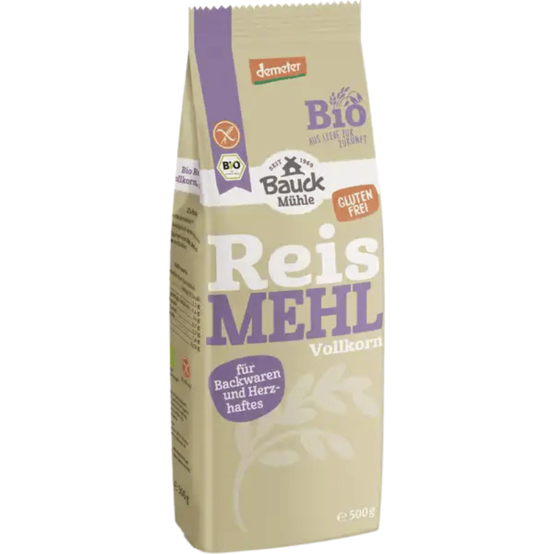 BauckMühle Rismel Fuldkorn Gl.Fri Ø (500 g)