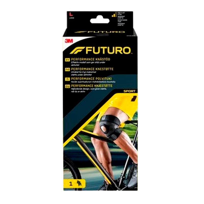 Futuro Sport Knæstøtte M. Fugtkontrol Str. Large (1 stk)