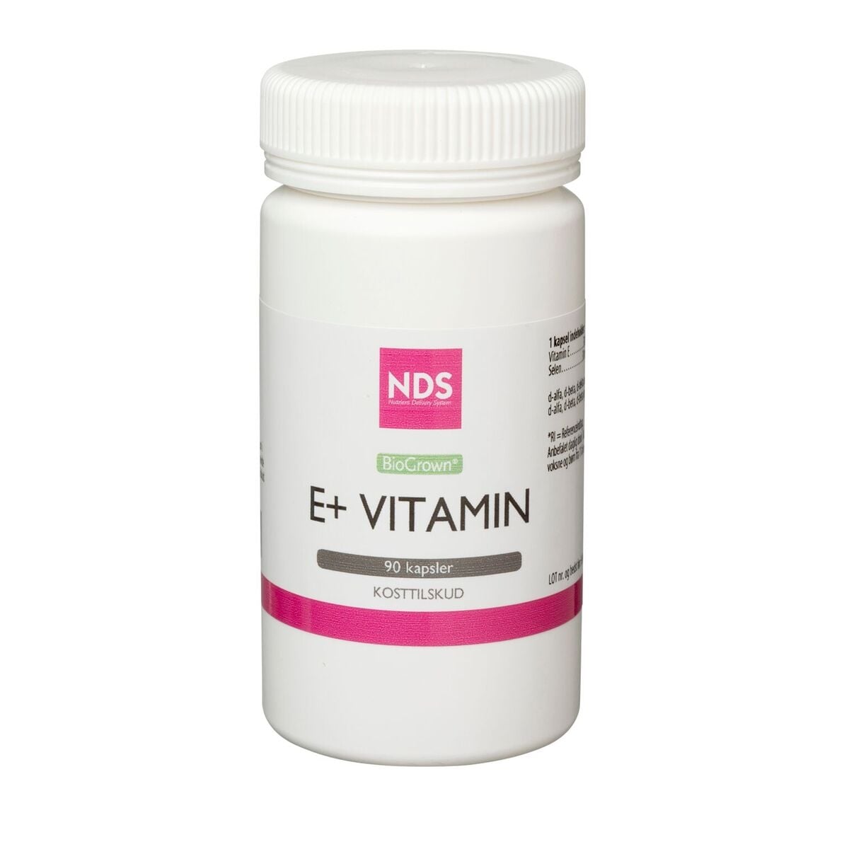 NDS E+ e-vitamin - 90 kaps.