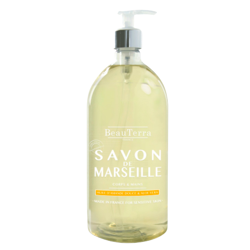 Beau Terra Marselle Liquid Soap Ultra Rich Sweet Almon Oil - 300 ml