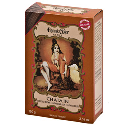 Henna Pulver Kastaniebrun - 100 g.