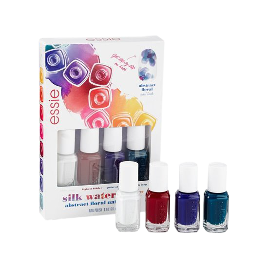 Essie Silk Watercolour Abstract Floral Mini 4-Pack