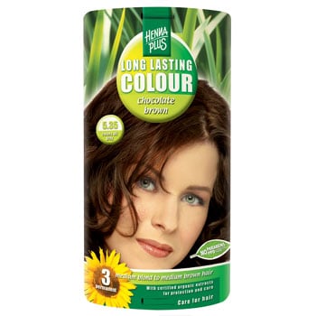 Hennaplus 5.35 hårfarve chocolate brown - 40 ml.