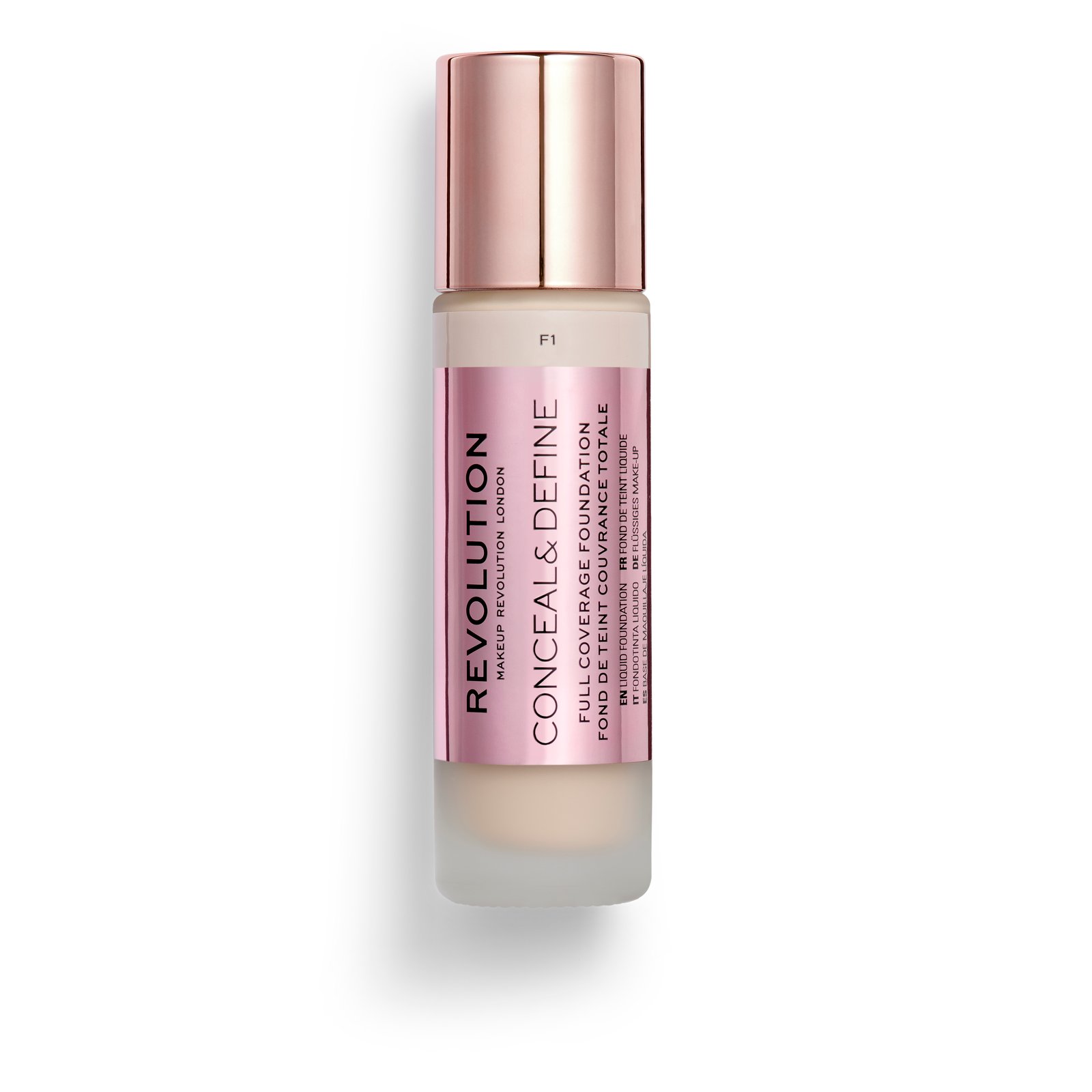 Makeup Revolution Conceal & Define Foundation F1 (23 ml)