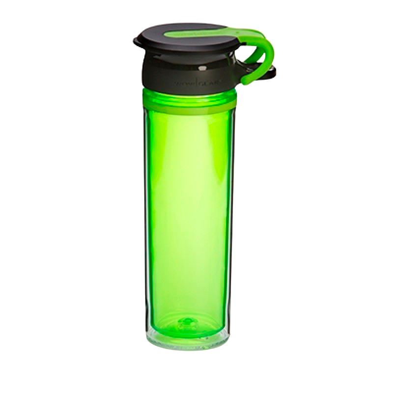 WOW Sports Bottle Green Black (600 ml)