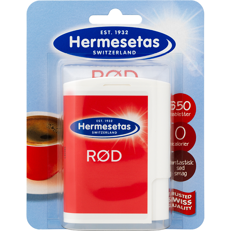 Hermesetas Rød - 650 stk.