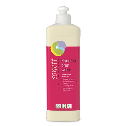 Sonett Brun Sæbe Flydende - 500 ml