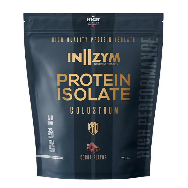IN||ZYM Protein Isolate Colostrum - Chokolade (750 g)