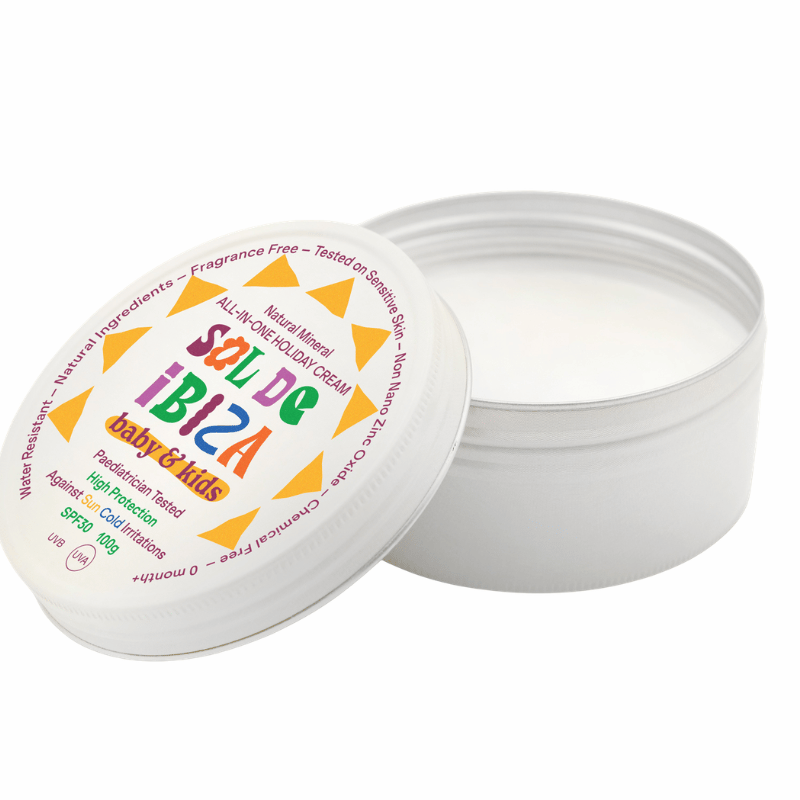 Sol De Ibiza Baby & Kids Organic Mineral All-In-One Sunscreen Cream SPF30 (30 g)