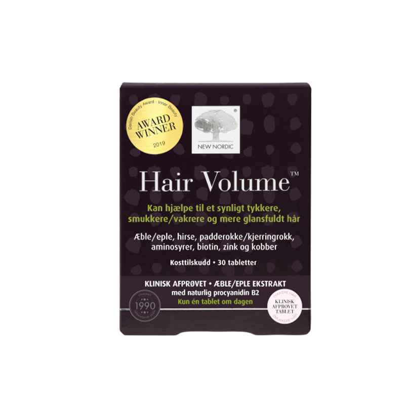 New Nordic Hair Volume - 30 tabs.