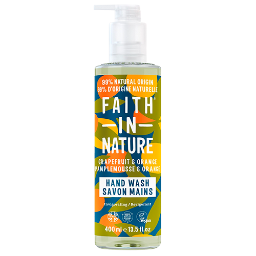 Faith In Nature Håndsæbe Grape & Orange - 400 ml.
