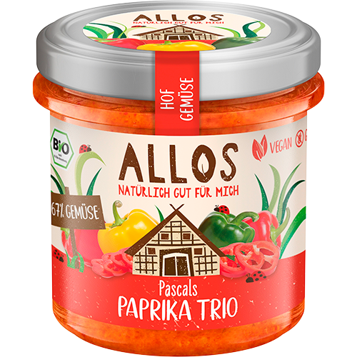 Smørepålæg Paprika Trio Ø Farm Vegetables Allos