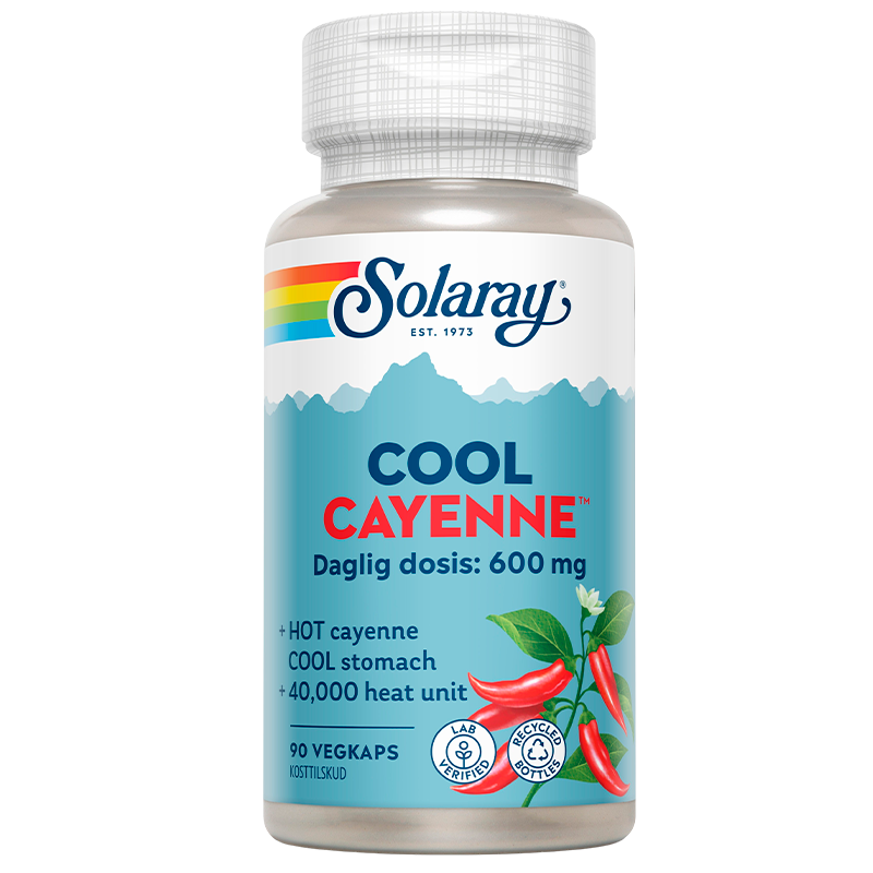 Solaray Cool Cayenne 300 mg. - 90 kaps.