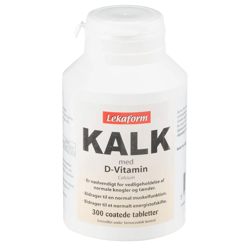 Lekaform Kalk med D-vitamin - 300 tabletter