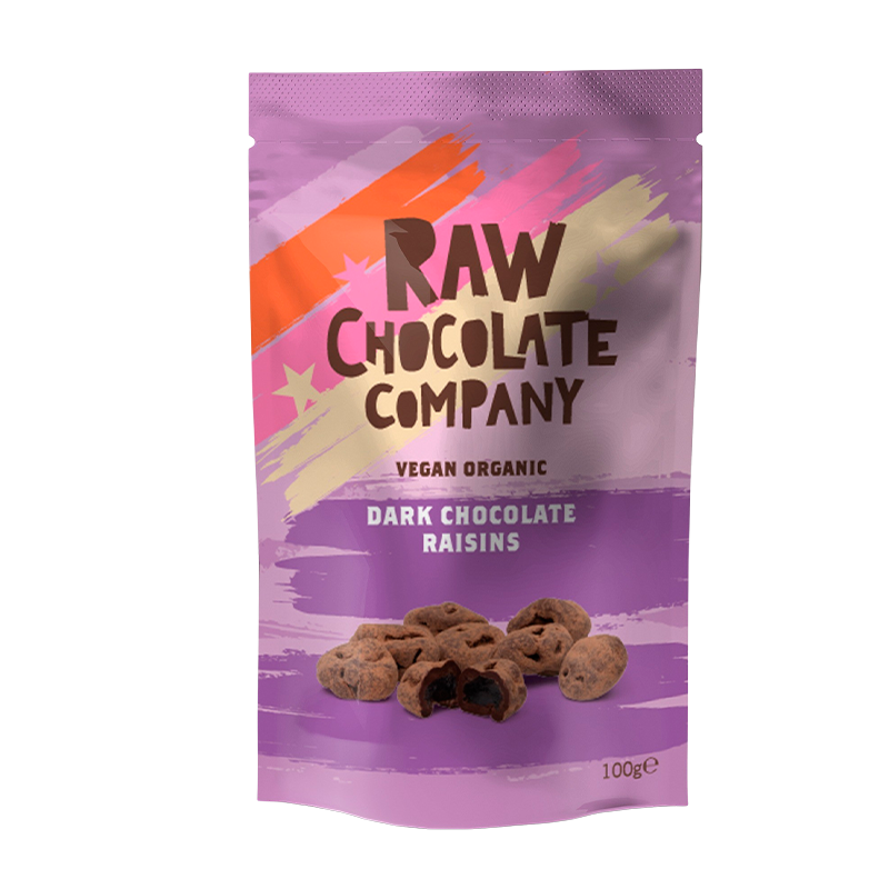 Raw Chokolade Rosiner 100 g – øko