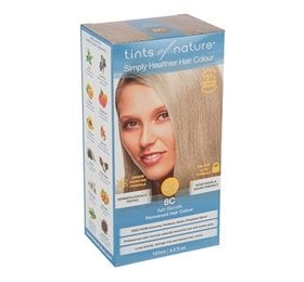 Hårfarve 8C Ash Blonde Tints of Nature - 130 ml.