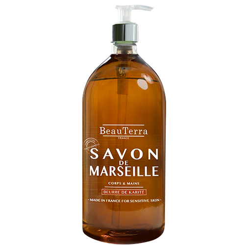 Beau Terra Marseille Liquid Soap
Beurre De Karité (1000 ml)