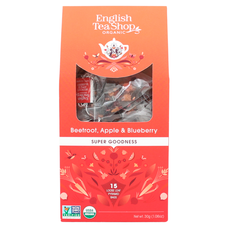 English Tea Shop Beetroot, Apple & Blueberry Ø  (15 stk)