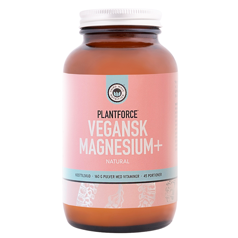 Plantforce Vegansk Magnesium+ Natural - 160 g